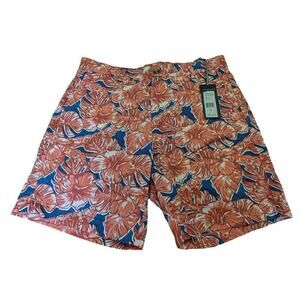 NWT VINEYARD VINES‎ Classic Fit 7" Coastal Floral Hawaii Breaker Shorts Size 33